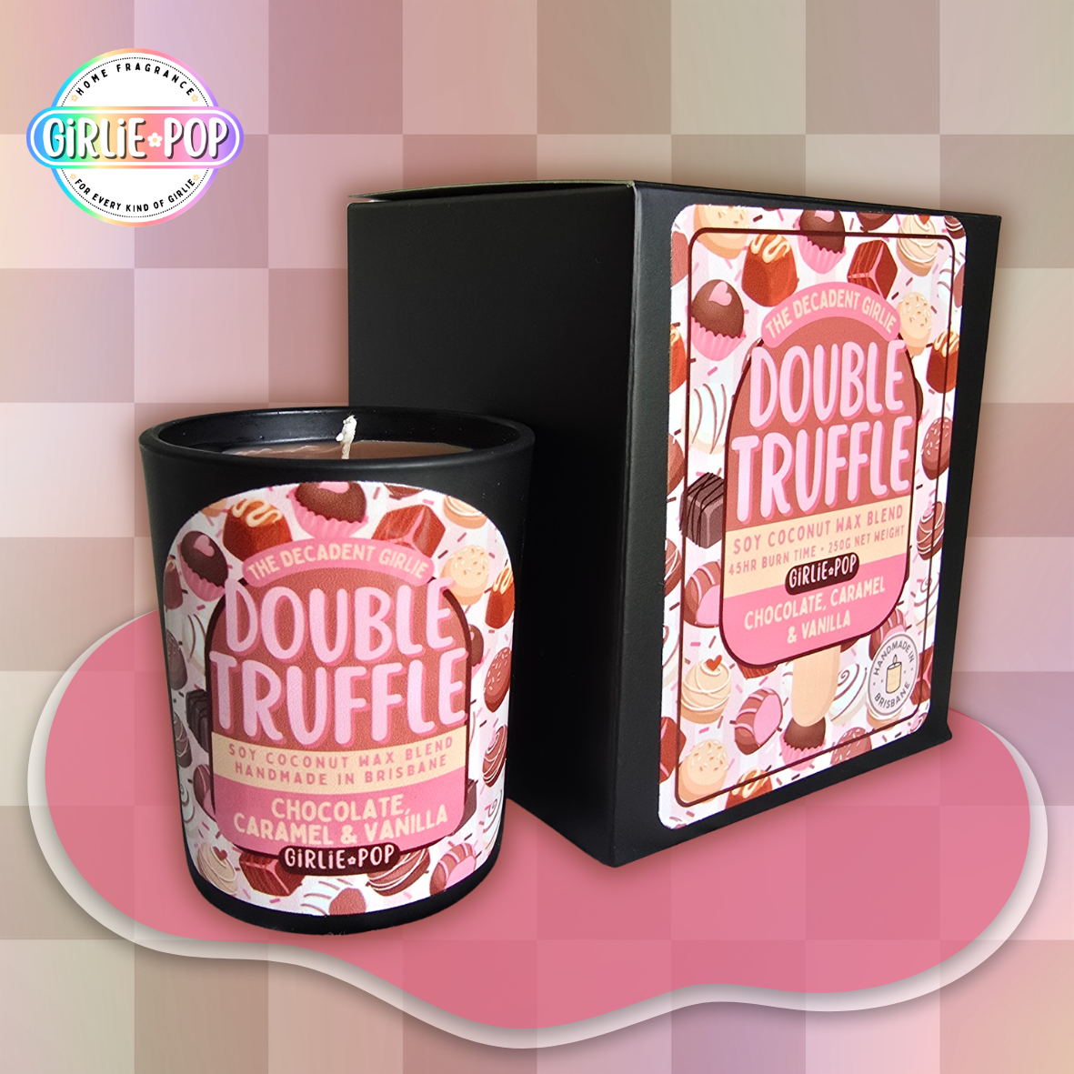 Double Truffle Candle