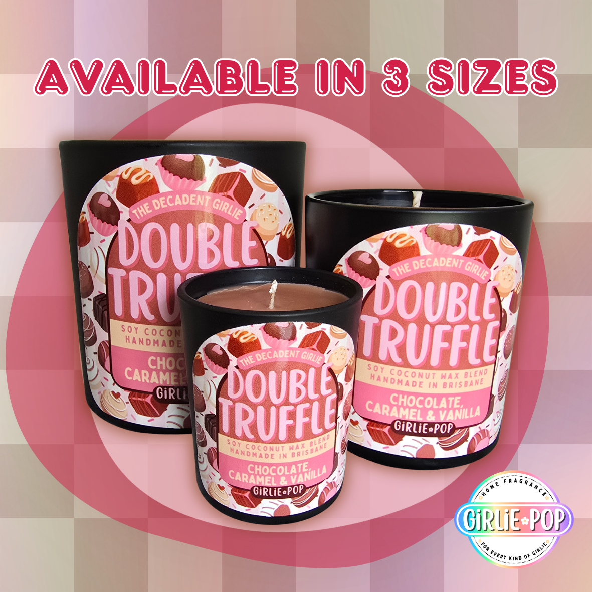 Double Truffle Candle