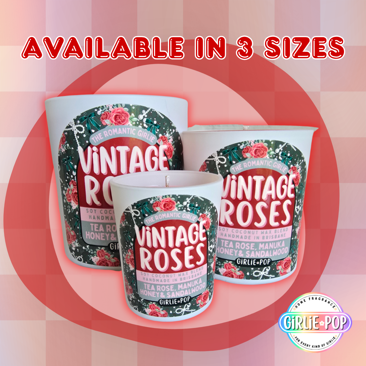 Vintage Roses Candle